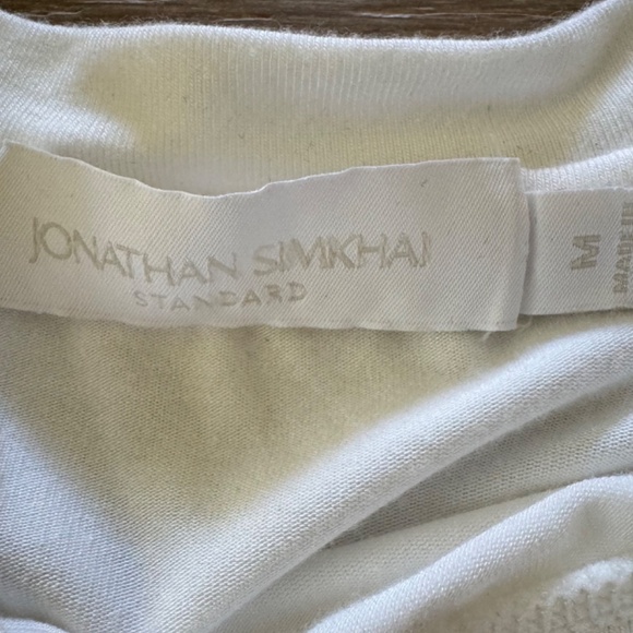 Jonathan Simkhai White Short Sleeve Top - Picture 5 of 5